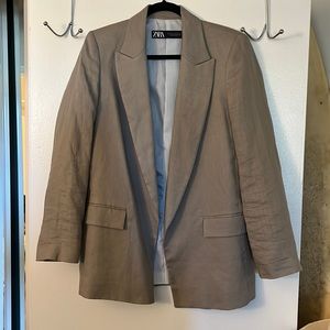 Zara linen blazer